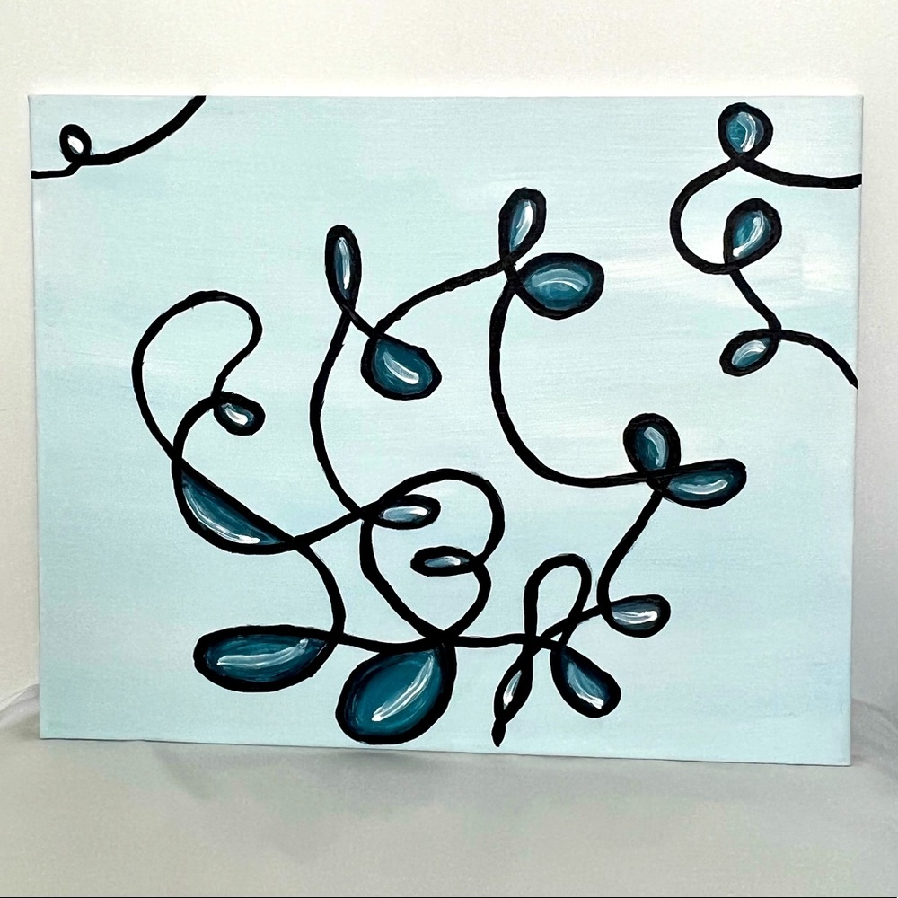 💚 Original acrylic painting sold by the artist 16” x 20”